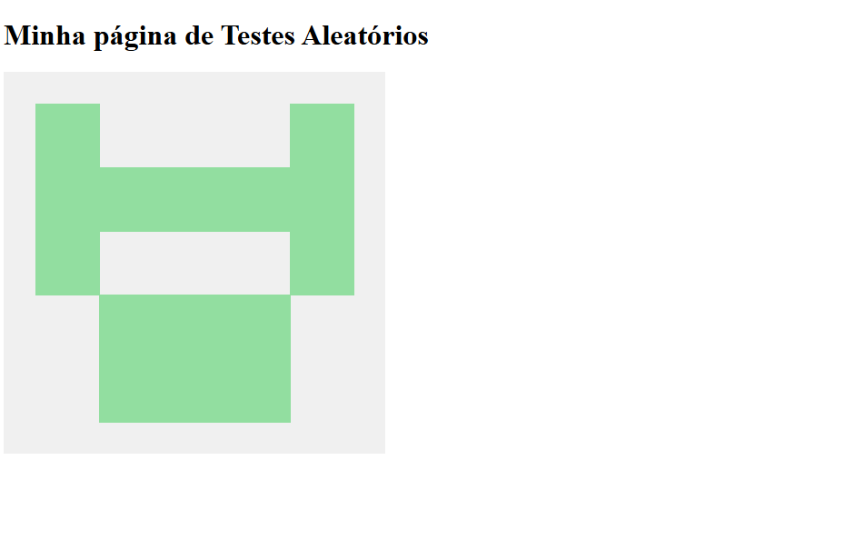 Imagem abstrata composta por dois blocos verdes claros que formam a letra 'H'. O fundo é de cor neutra, clara, proporcionando contraste com os blocos.